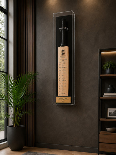 Cricket bat display - display, case