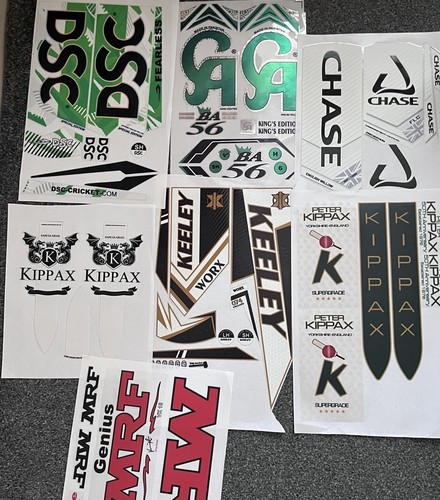 Cricket bat stickers - bat,